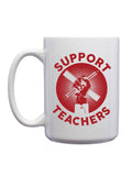 Support Teachers Mug - United State of Indiana: Indiana-Made T-Shirts and Gifts