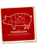 Tenderloin Sticker - United State of Indiana: Indiana-Made T-Shirts and Gifts
