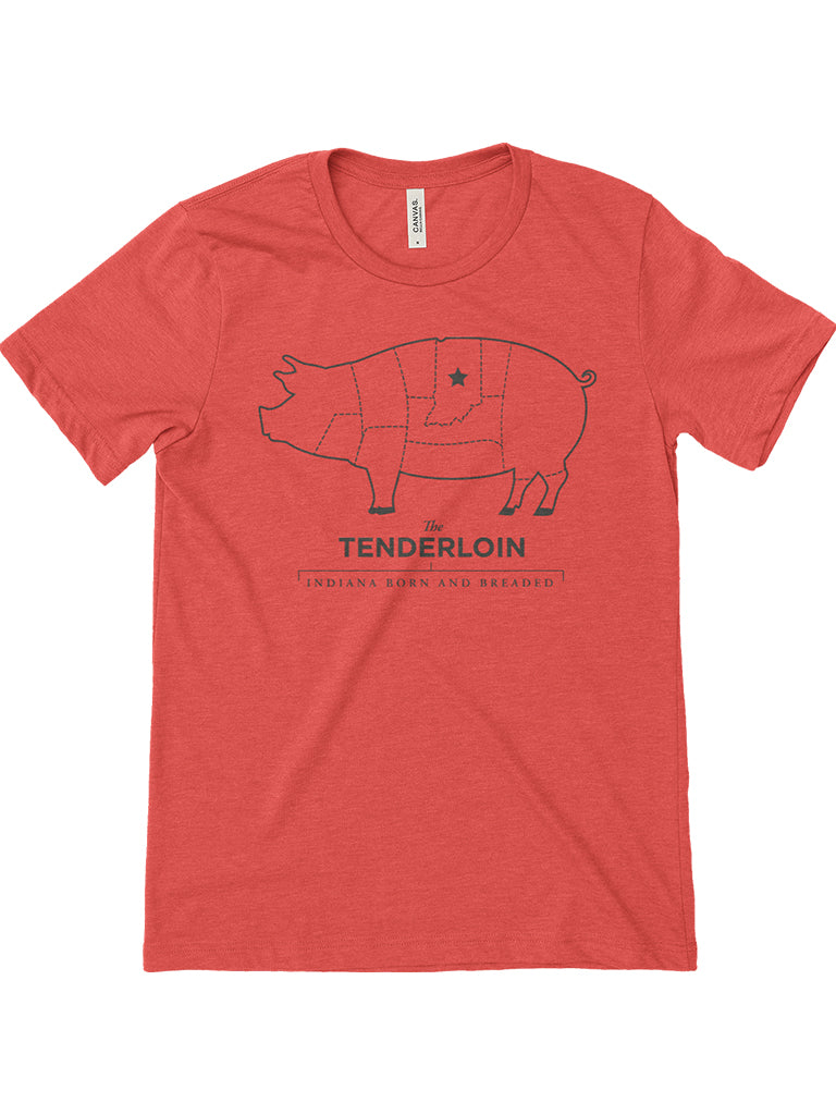 Tenderloin Tee ***CLAEARANCE*** - United State of Indiana: Indiana-Made T-Shirts and Gifts