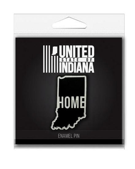 This is Home Enamel Pin - United State of Indiana: Indiana-Made T-Shirts and Gifts