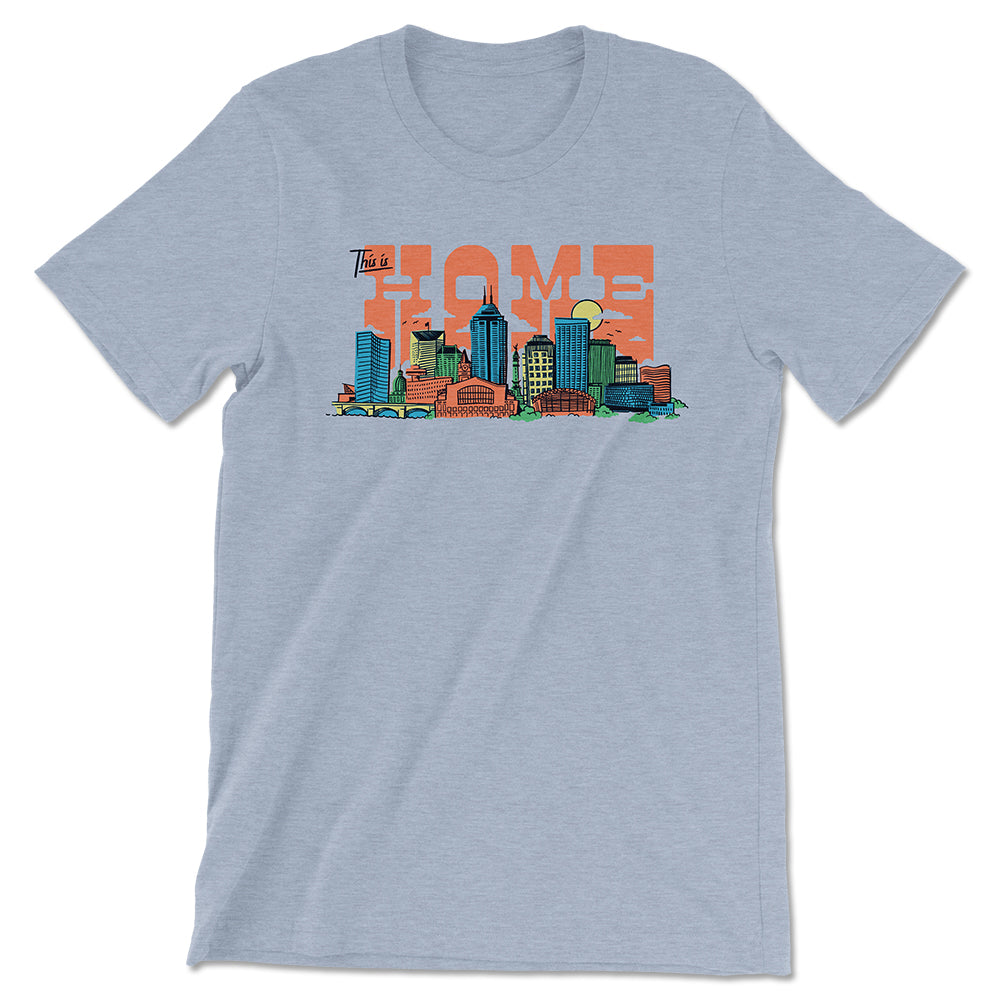 This is Home Indy Skyline Unisex Tee