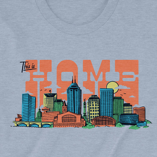 This is Home Indy Skyline Unisex Tee