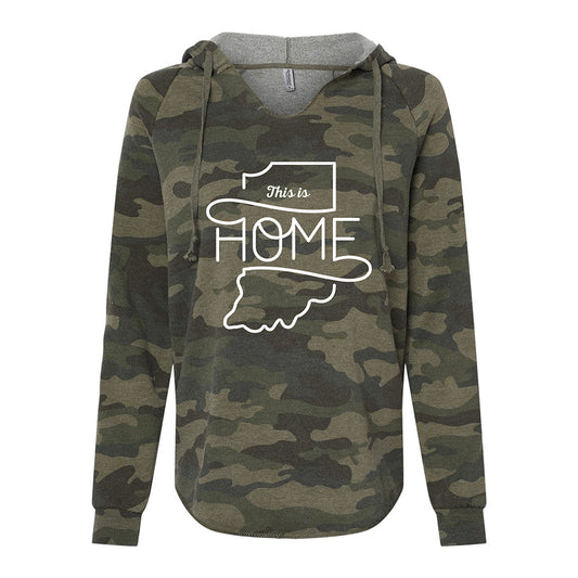 This is Home Women's Camo Hoodie ***CLEARANCE***