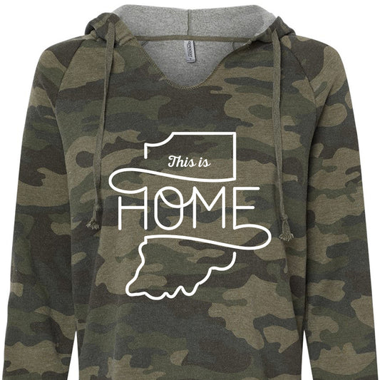 This is Home Women's Camo Hoodie ***CLEARANCE***