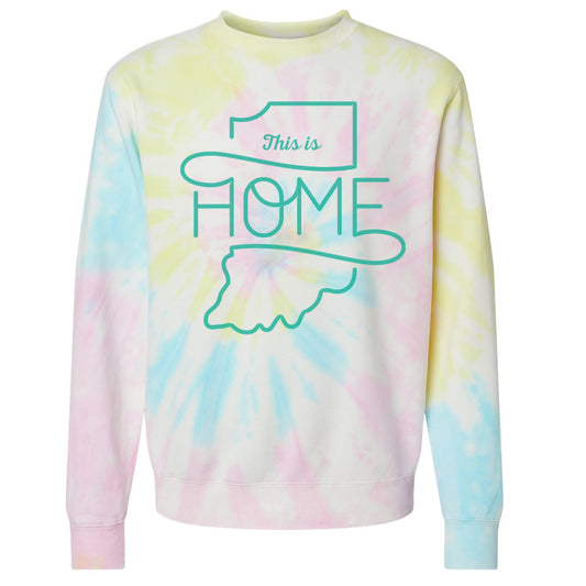 This is Home Tie Dye Crewneck Sweatshirt