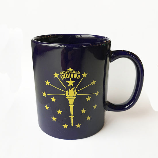 Torch and Stars Mug - United State of Indiana: Indiana-Made T-Shirts and Gifts