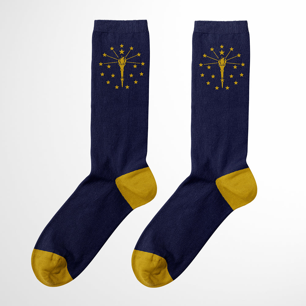 Torch and Stars Dress Socks