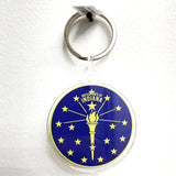 Torch and Stars Keychain