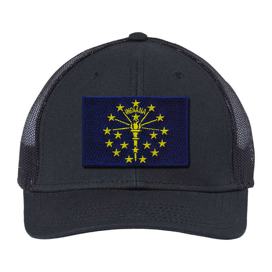 Torch and Stars Mesh Snapback Cap