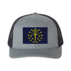 Torch and Stars Mesh Snapback Cap
