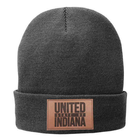 United State of Indiana Fleece-Lined Beanie