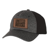 USI Leather Patch Quilted Front Cap