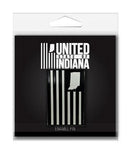 USI Flag Enamel Pin - United State of Indiana: Indiana-Made T-Shirts and Gifts