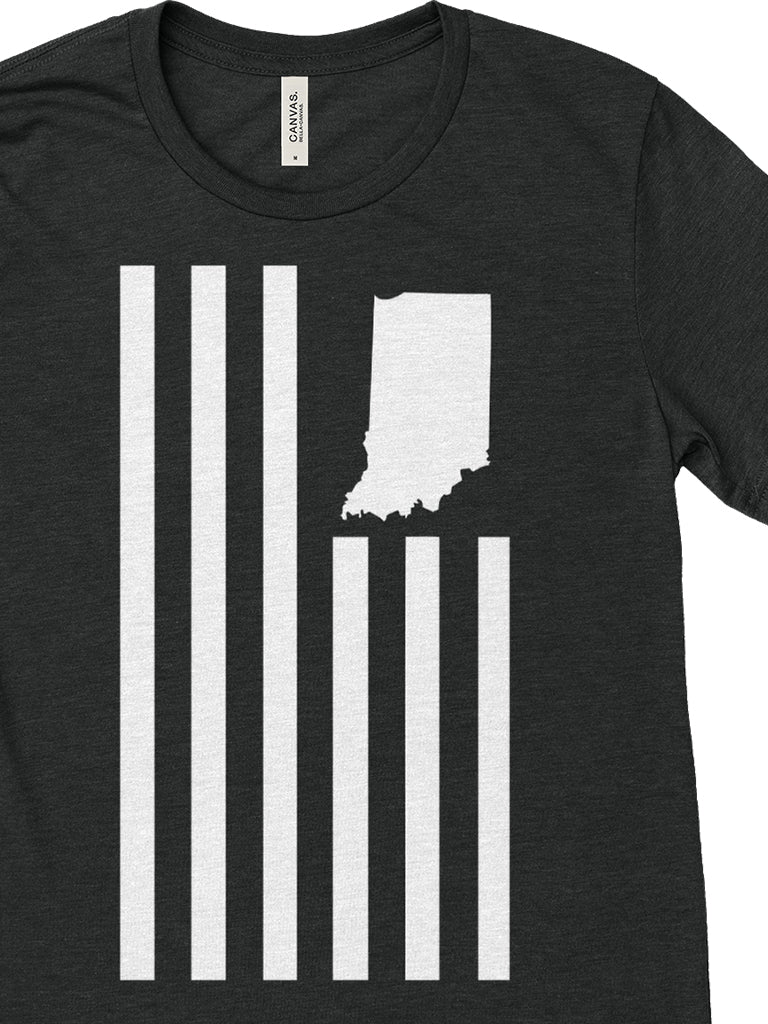 USI Flag Tee (10 Year Anniversary) - United State of Indiana: Indiana-Made T-Shirts and Gifts