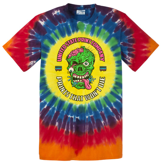 USPC Zombie Tie Dye Unisex Tee