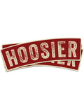 Vintage Crimson Hoosier Sticker - United State of Indiana: Indiana-Made T-Shirts and Gifts