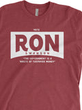 Vote Ron Swanson Unisex Tee - United State of Indiana: Indiana-Made T-Shirts and Gifts