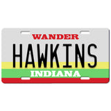 Wander Hawkins License Plate