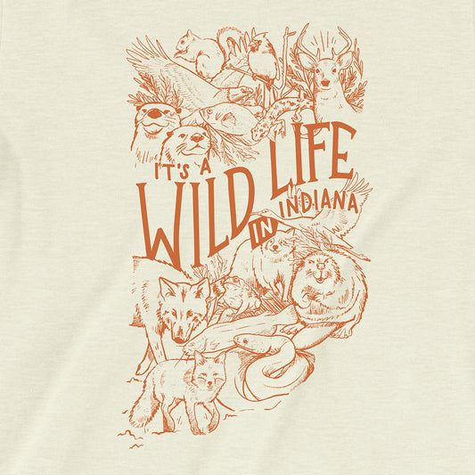 Wild Life IN Indiana Tee