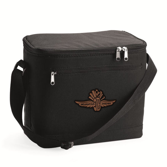 Winged Wheel Leather Patch Cooler Bag