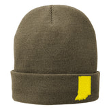 Yellow Indiana Beanie