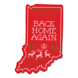 Back  Home Again Christmas Sticker