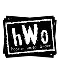 Hoosier World Order Sticker - United State of Indiana: Indiana-Made T-Shirts and Gifts
